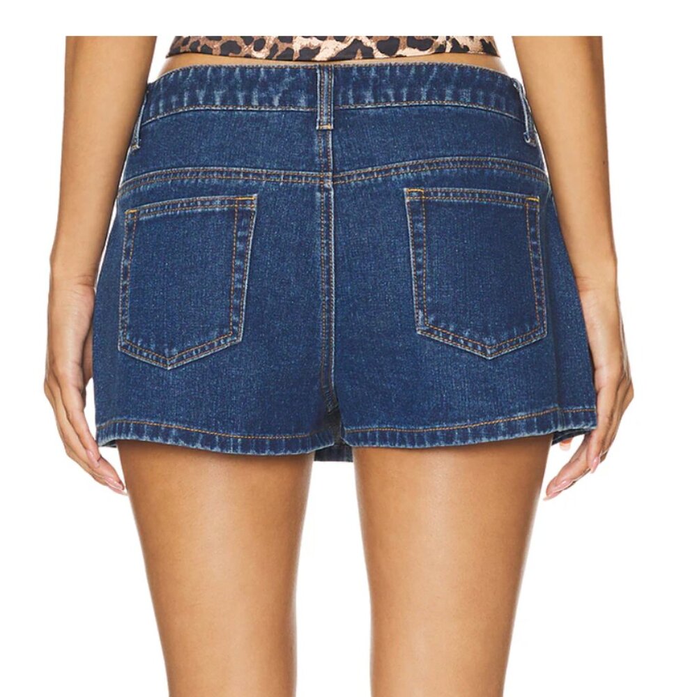 Tayler Skort in Dark Wash Revolve Superdown - Picture 3 of 4